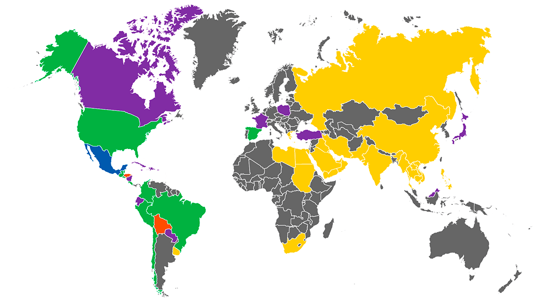 Presencia global de Innovak en más de 30 países